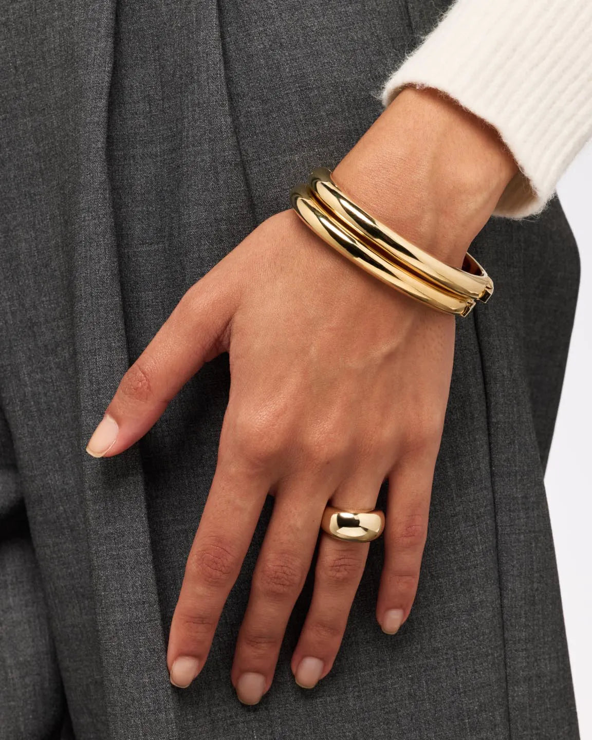 Gold Bangle Bracelet - Tia Bangle