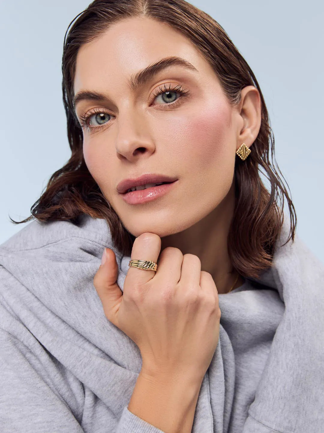 Gold Band Ring - Lydia