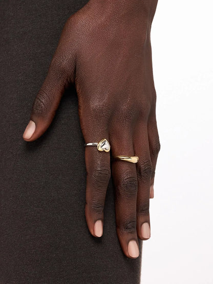 Heart Ring - Camelia