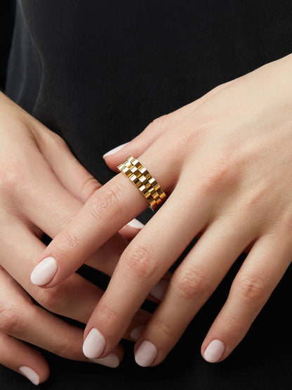 Gold Statement Ring - Parker