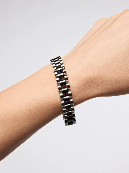 Silver/Black Ceramic