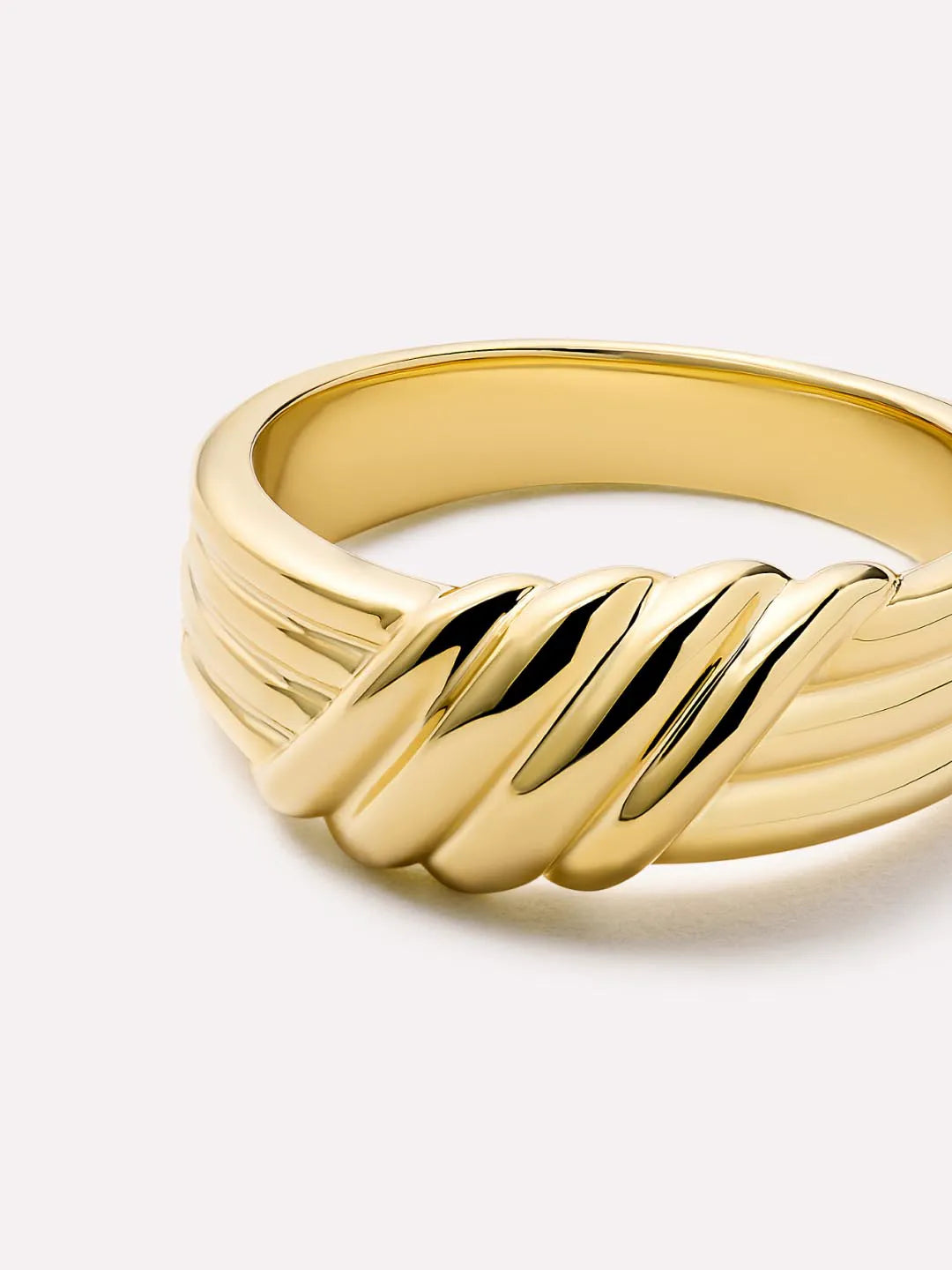 Gold Band Ring - Lydia