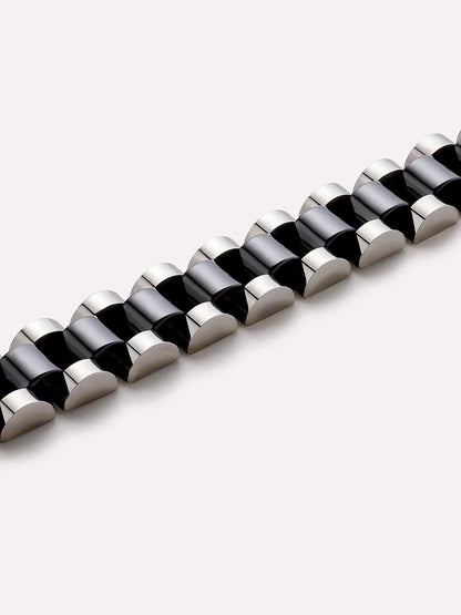 Silver/Black Ceramic