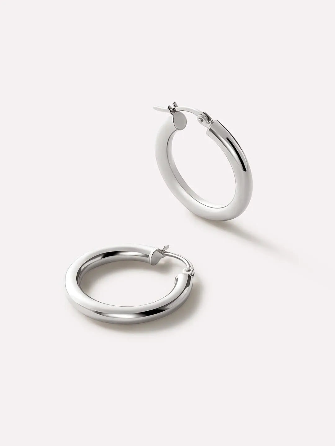 10K Solid White Gold