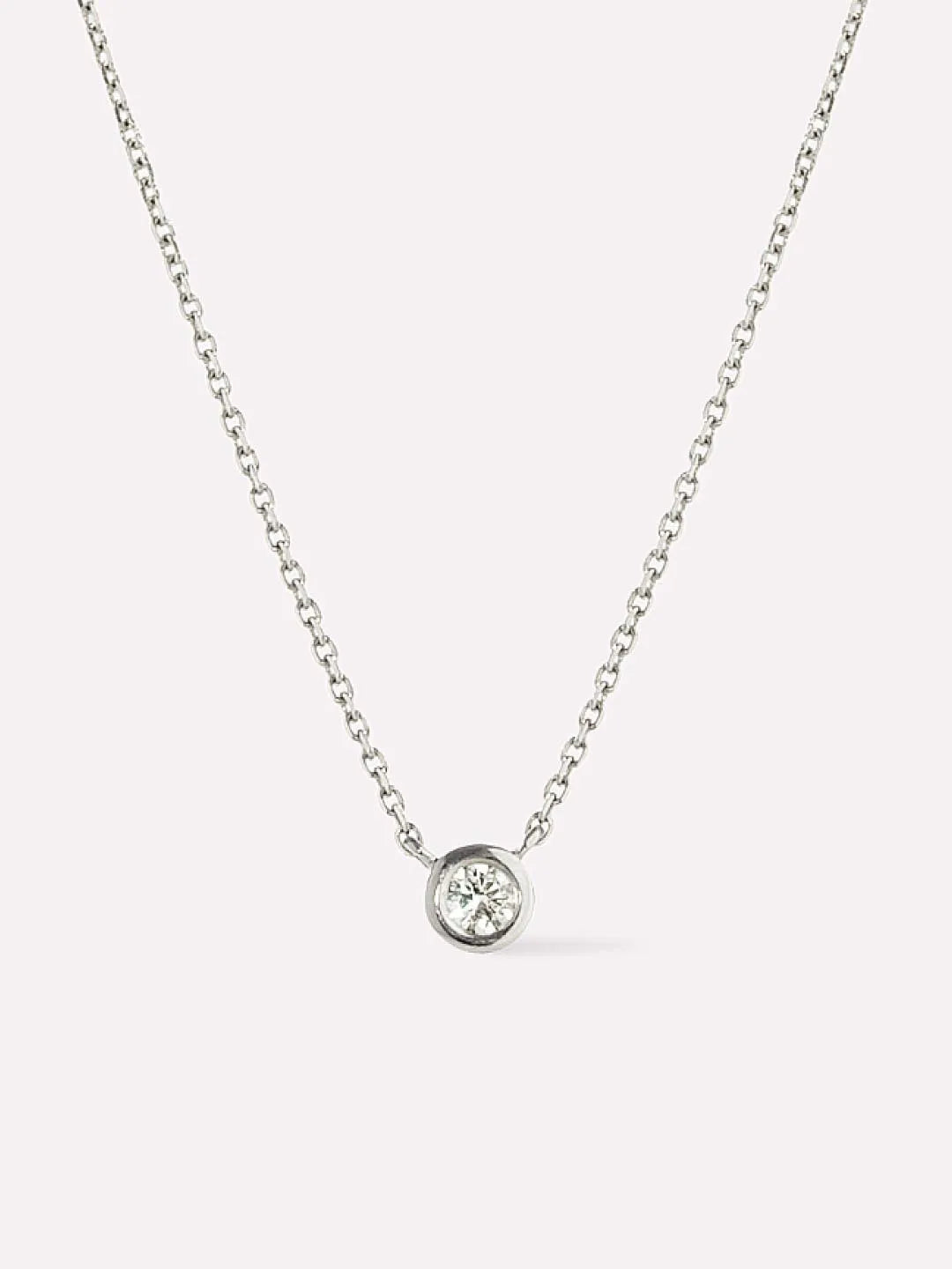 10K Solid White Gold