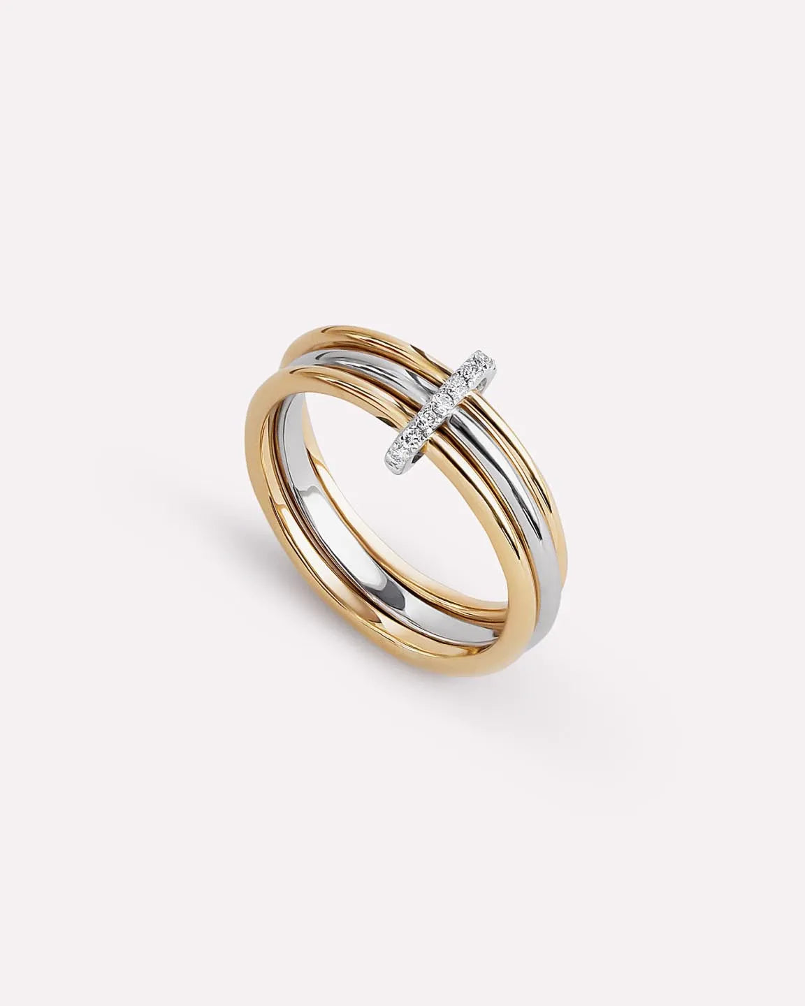 10K Solid Yellow Gold/ Sterling Silver