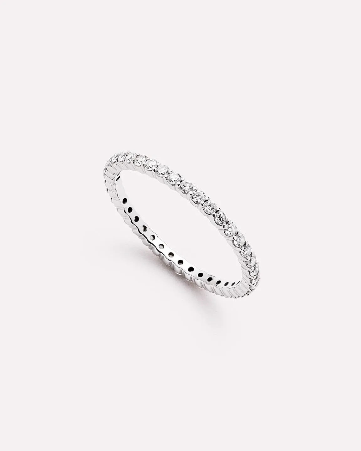 10K Solid White Gold
