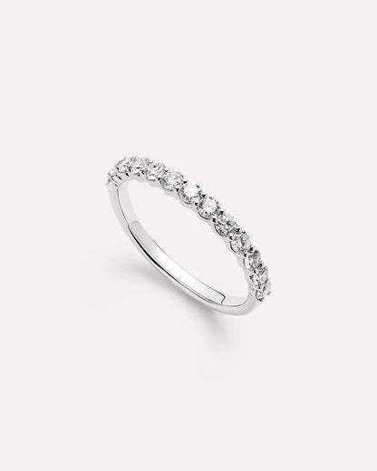 10K Solid White Gold