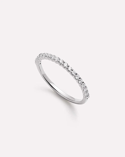 10K Solid White Gold