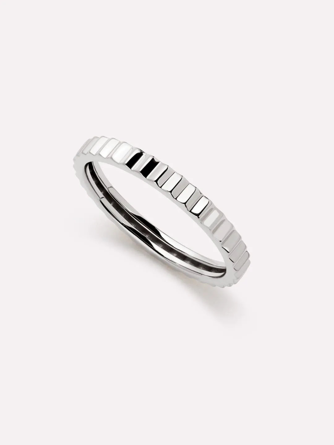 10K Solid White Gold
